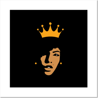 Cute Black Queen | African American Woman | Black Girl Magic | Melanin Queen Posters and Art